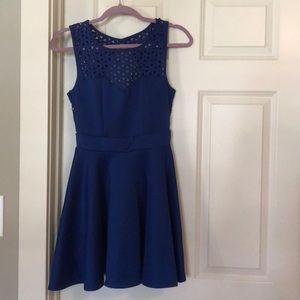 Royal blue dress